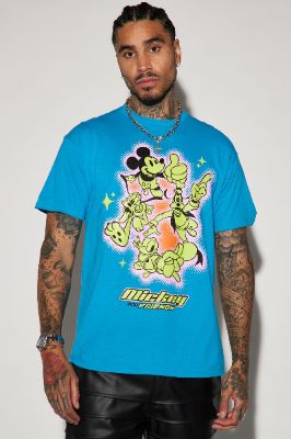 Disney Mickey Friends Short Sleeve Tee - Turquoise sold by Fashion Nova