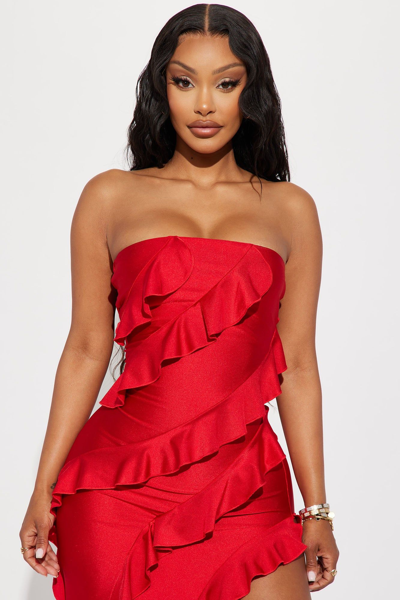 Your Only Concern Maxi Dress - Red sold by Fashion Nova product image thumbnail 2