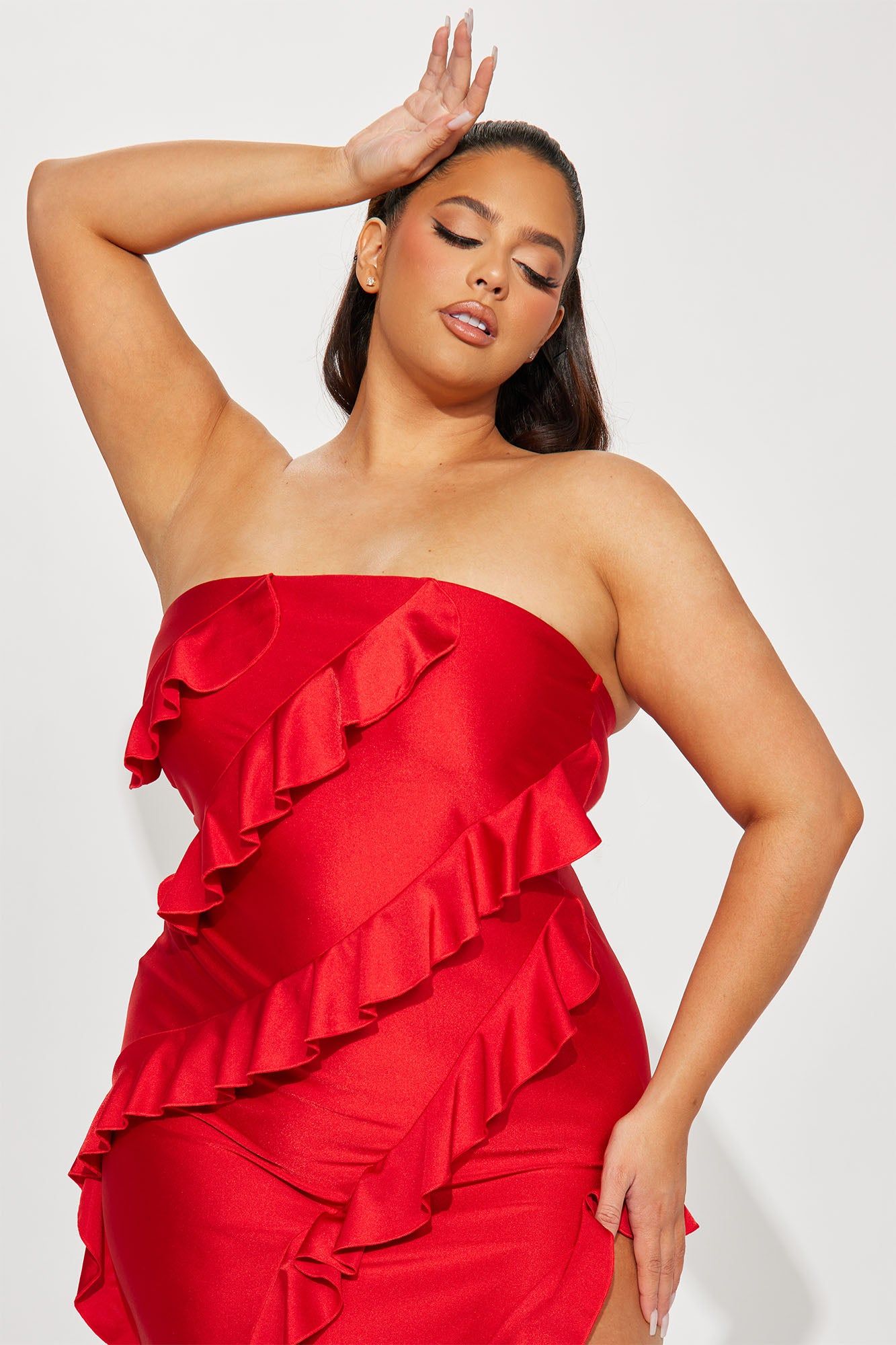 Your Only Concern Maxi Dress - Red sold by Fashion Nova product image thumbnail 5