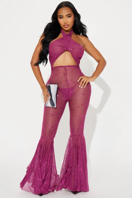 Singer Babe 3 Piece Costume Set - Purple made by Fashion Nova