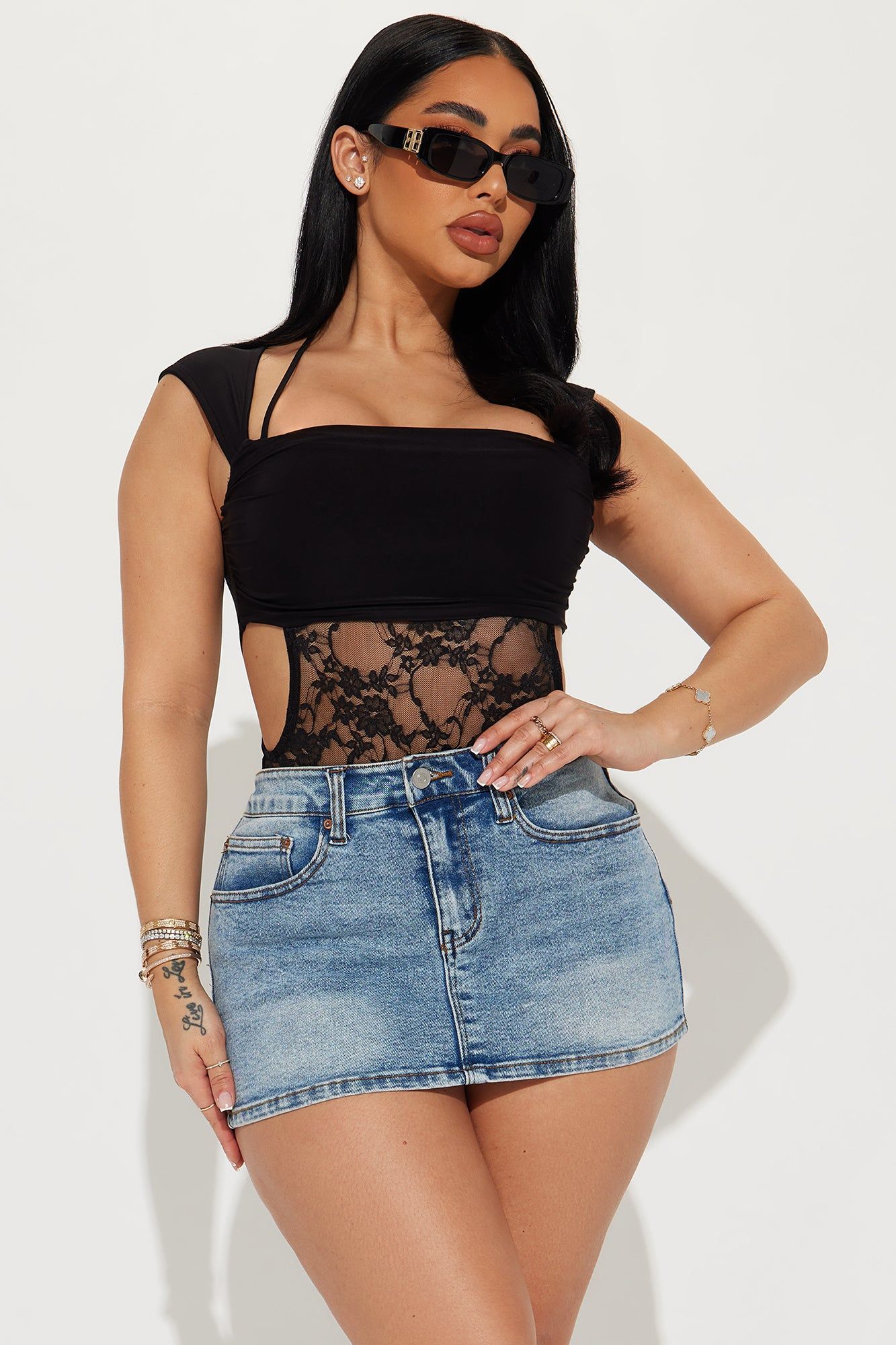 Sami Lace Bodysuit - Black sold by Fashion Nova product image thumbnail 3