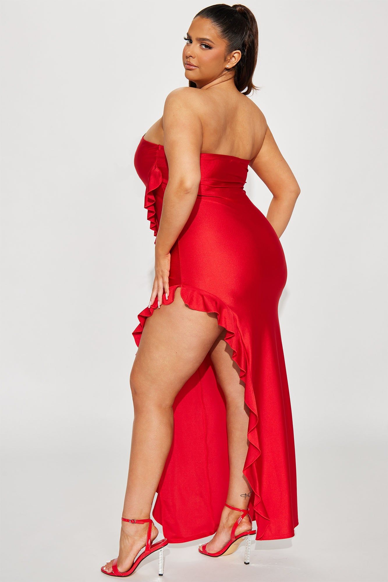 Your Only Concern Maxi Dress - Red sold by Fashion Nova product image thumbnail 6