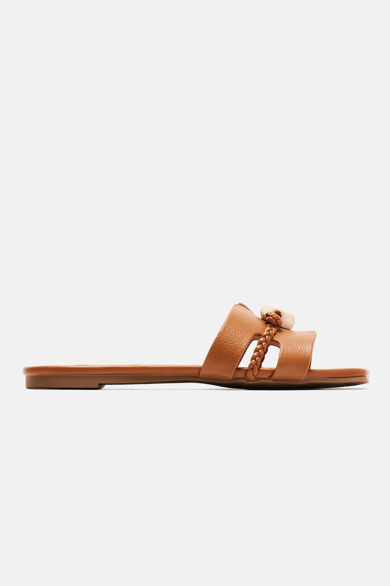 Kiera Braided Flat Sandals - Tan sold by Fashion Nova product image thumbnail 5