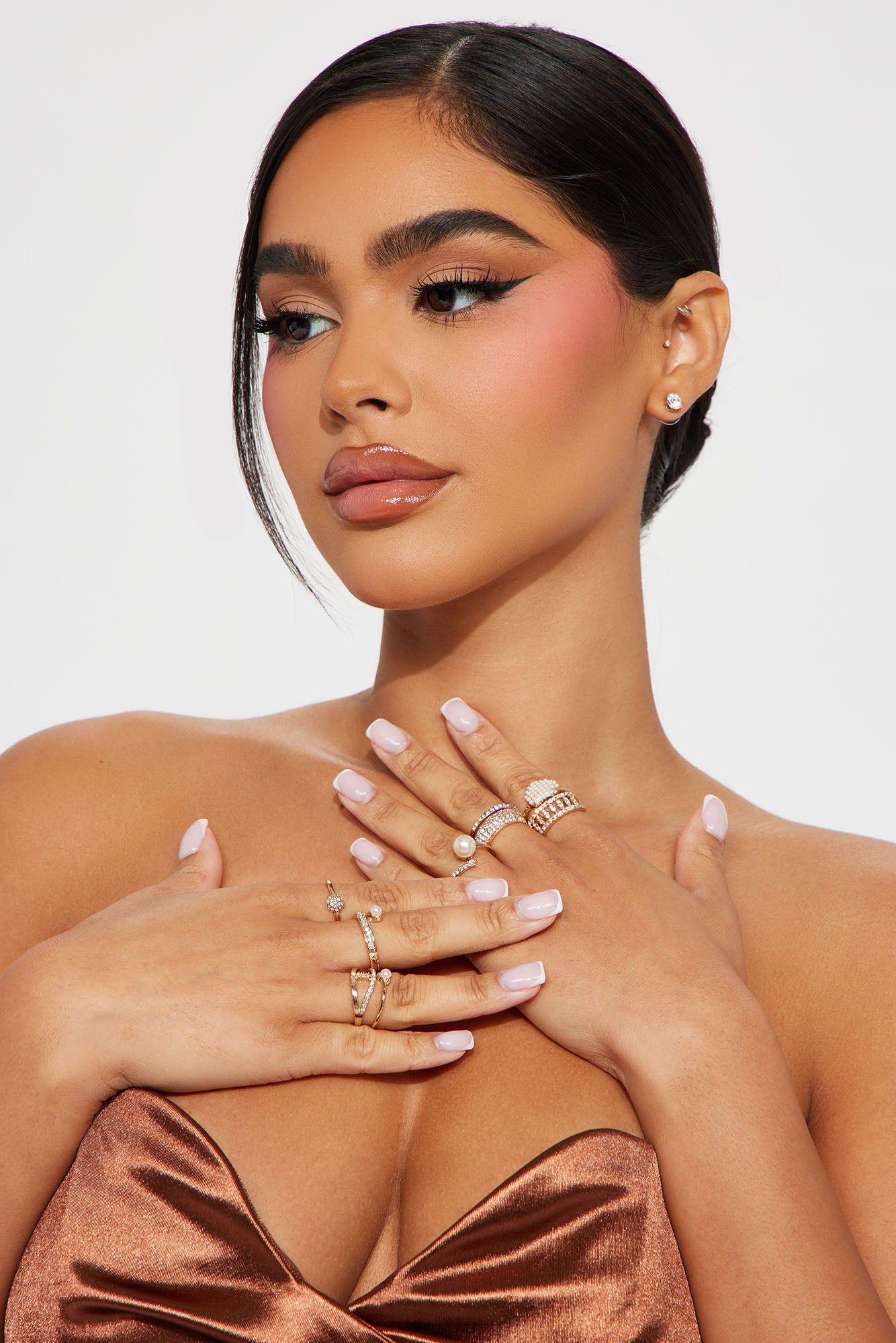 More To Love 11 Piece Ring Set - Gold sold by Fashion Nova product image thumbnail 2