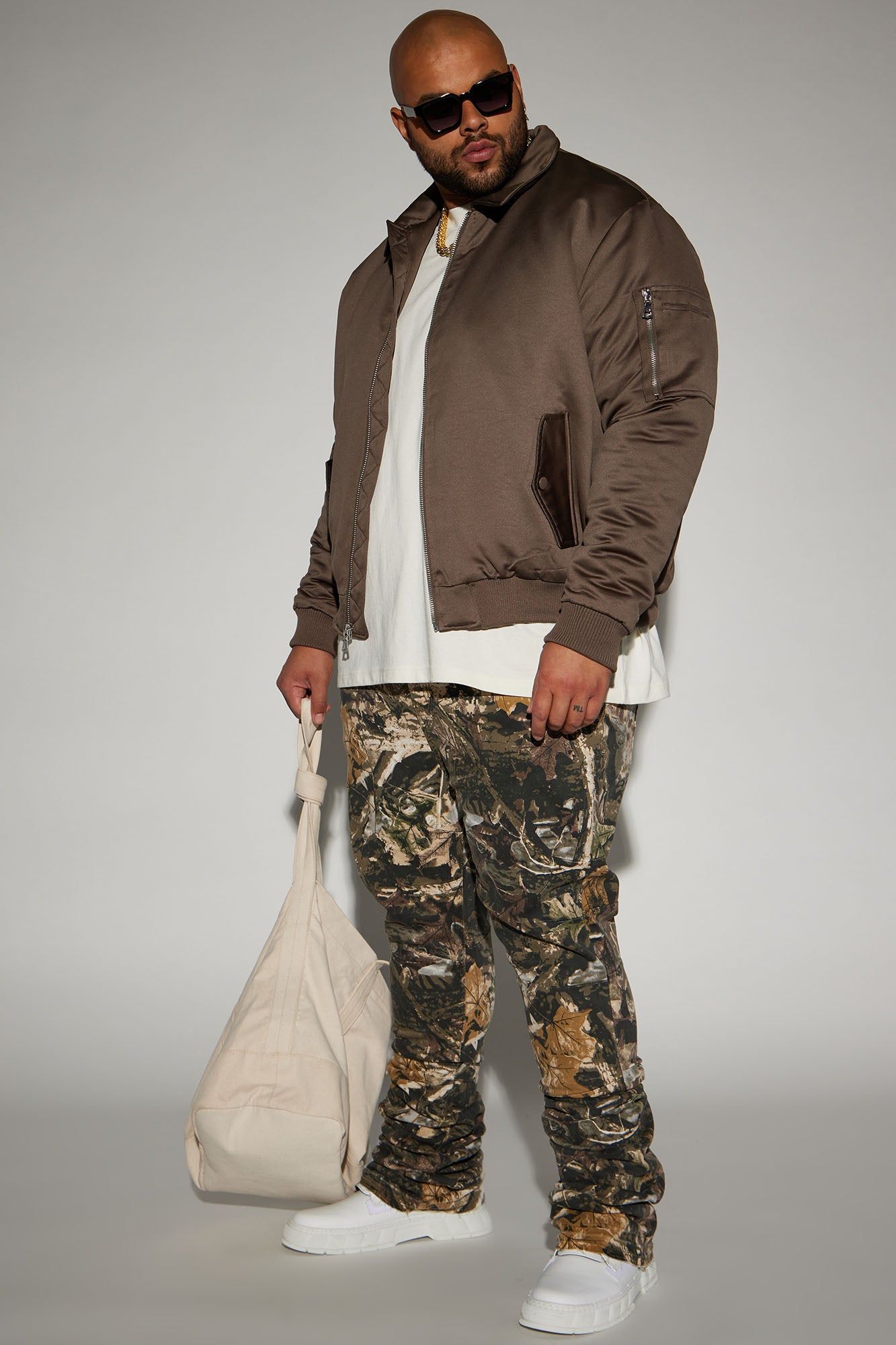 Been This Way Stacked Skinny Flare Pants - Camouflage sold by Fashion Nova product image thumbnail 6