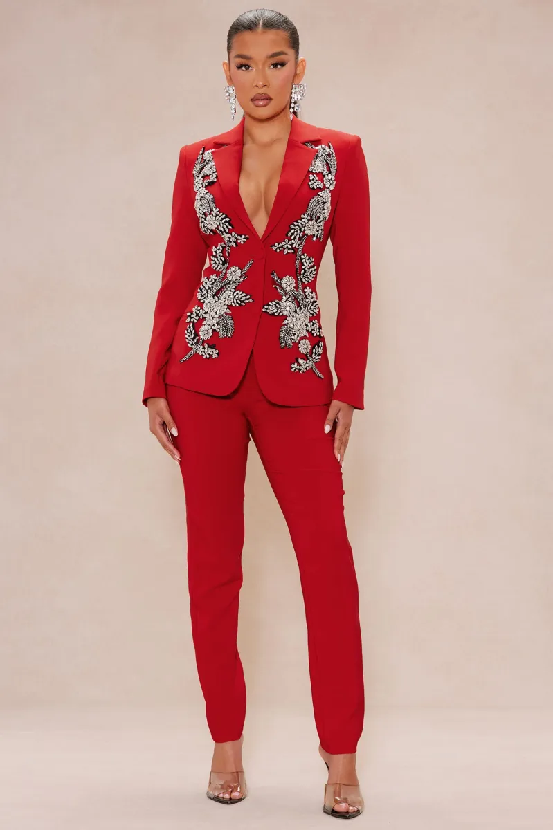 即納Raj Import SILKジョーゼット ペーズリーストールRED Women's Red Double Breasted Jacket | Hawes & Curtis
