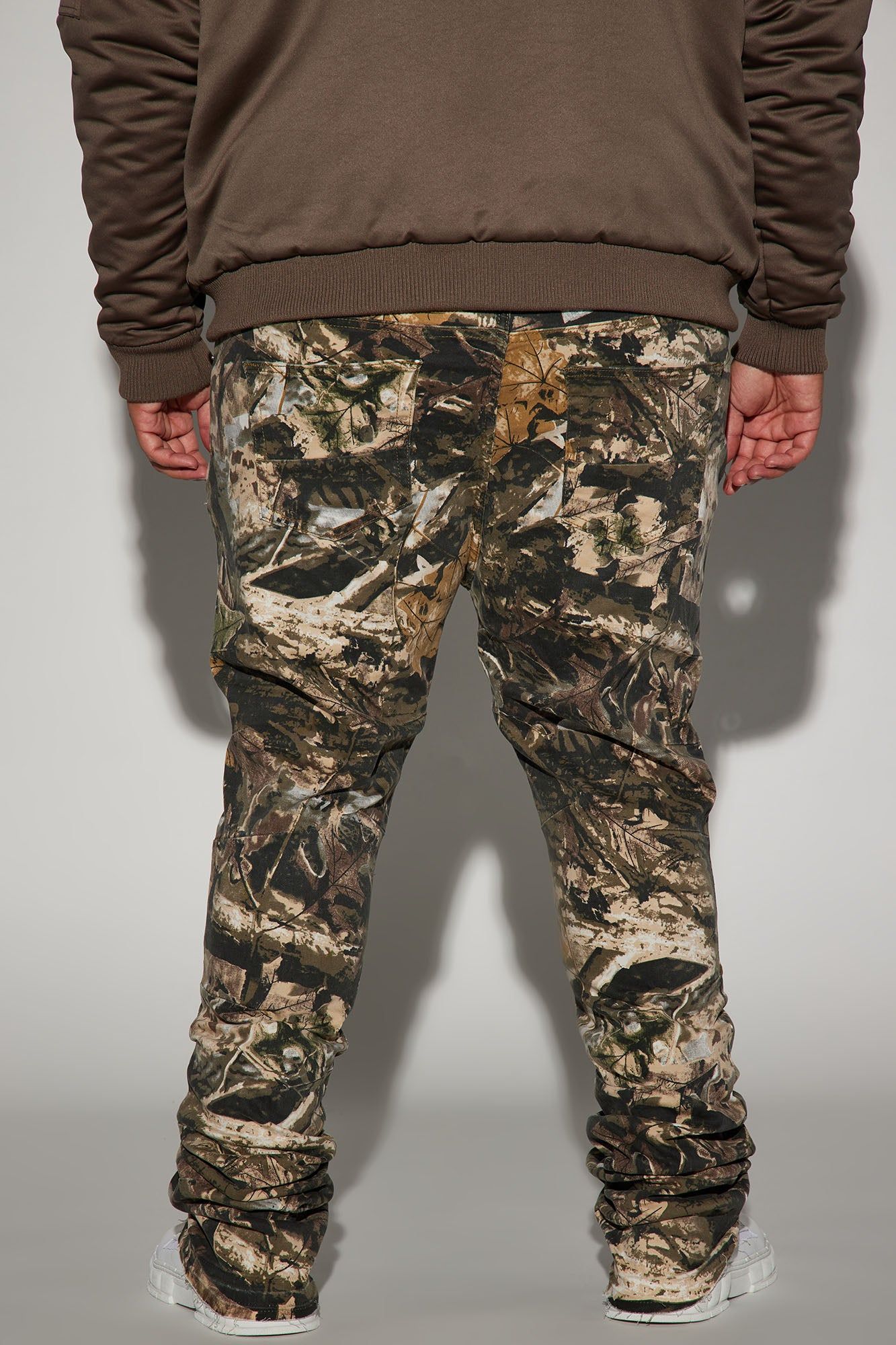 Been This Way Stacked Skinny Flare Pants - Camouflage sold by Fashion Nova product image thumbnail 7