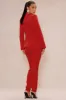 Elegant Embellished Blazer Suit Set - DarkRed sold by Fashion Nova
