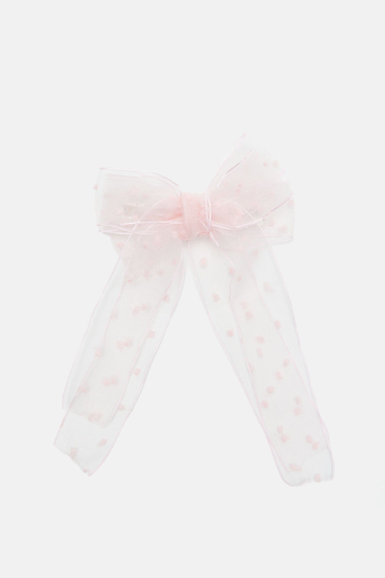 Bow-Ka Dot Hair Bow - Pink sold by Fashion Nova product image thumbnail 2