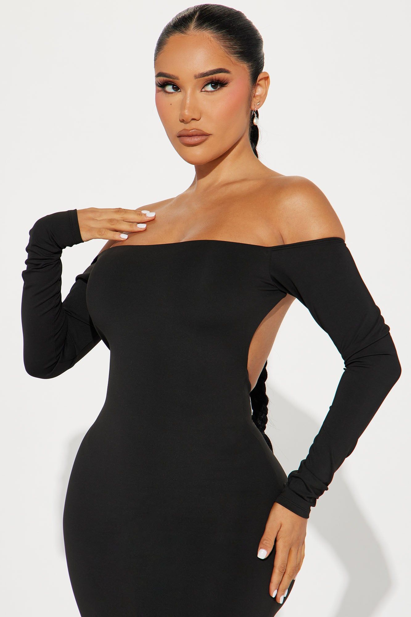 Monaco Backless Midi Dress - Black sold by Fashion Nova product image thumbnail 2