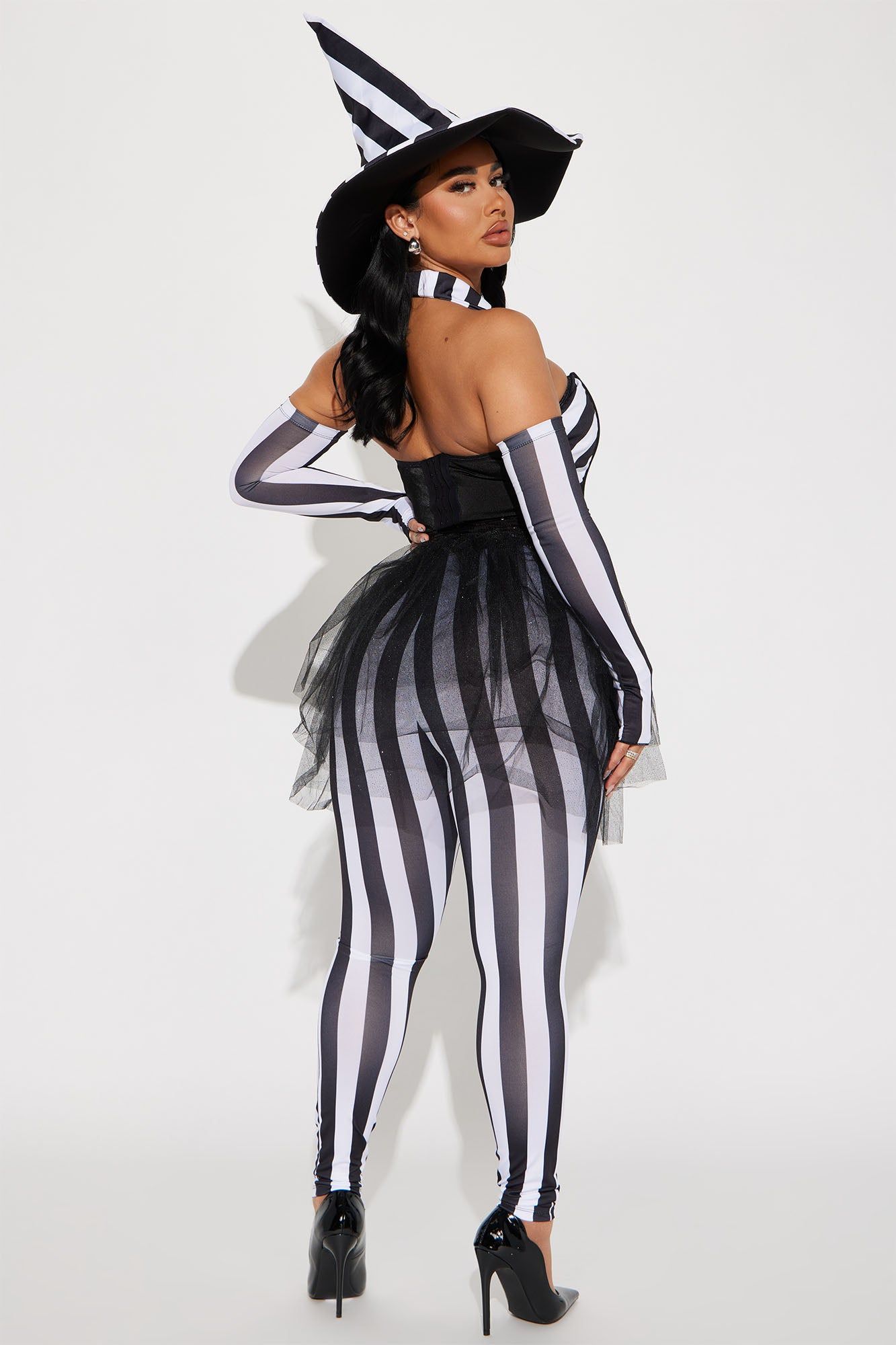 Beetle Witch 6 Piece Costume Set - Black/White sold by Fashion Nova product image thumbnail 4
