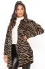 Zoe Zebra Oversize Shacket - Brown/combo sold by Fashion Nova