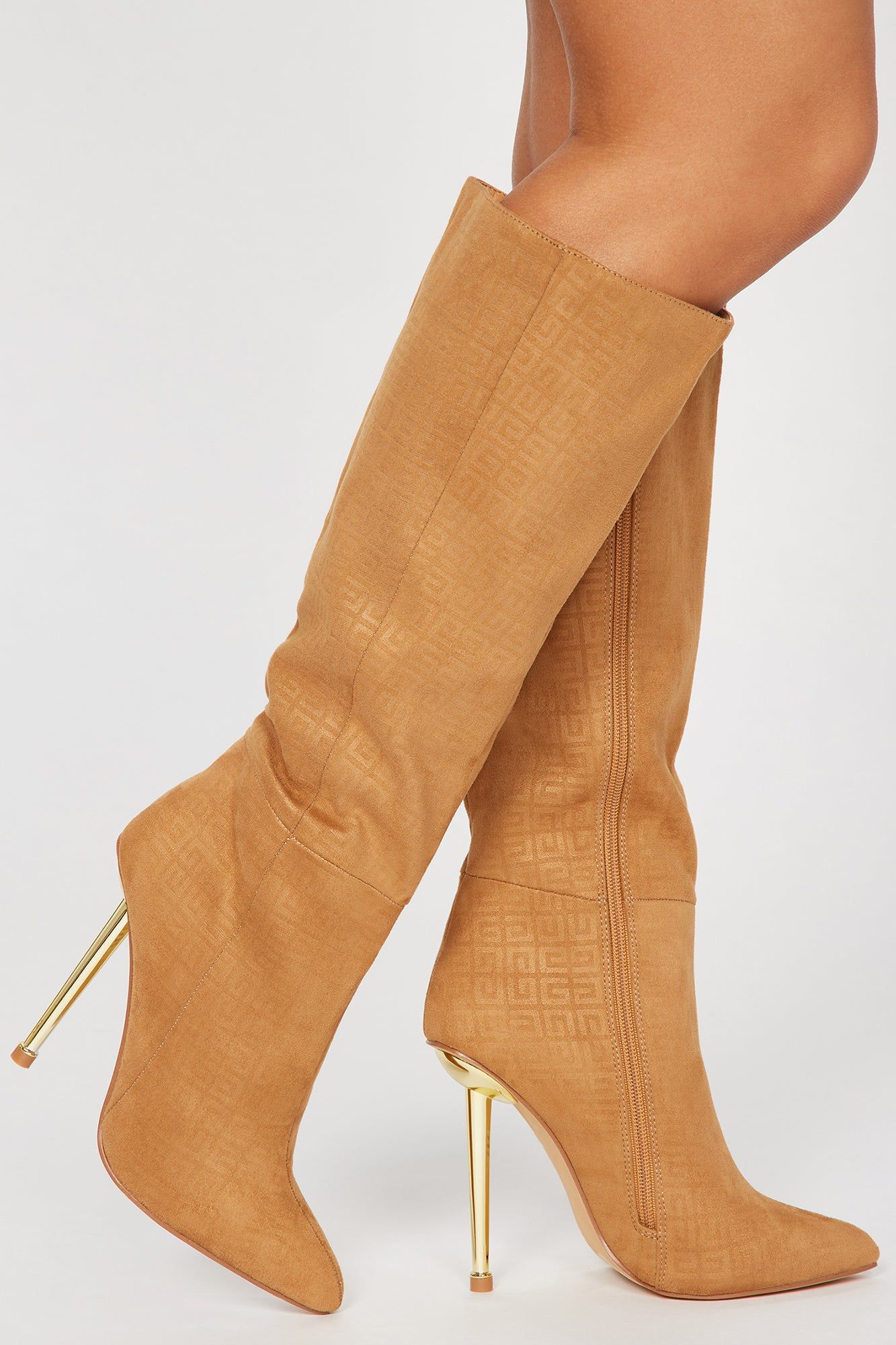 Need Some Clarity Knee High Boots - Camel sold by Fashion Nova product image thumbnail 3