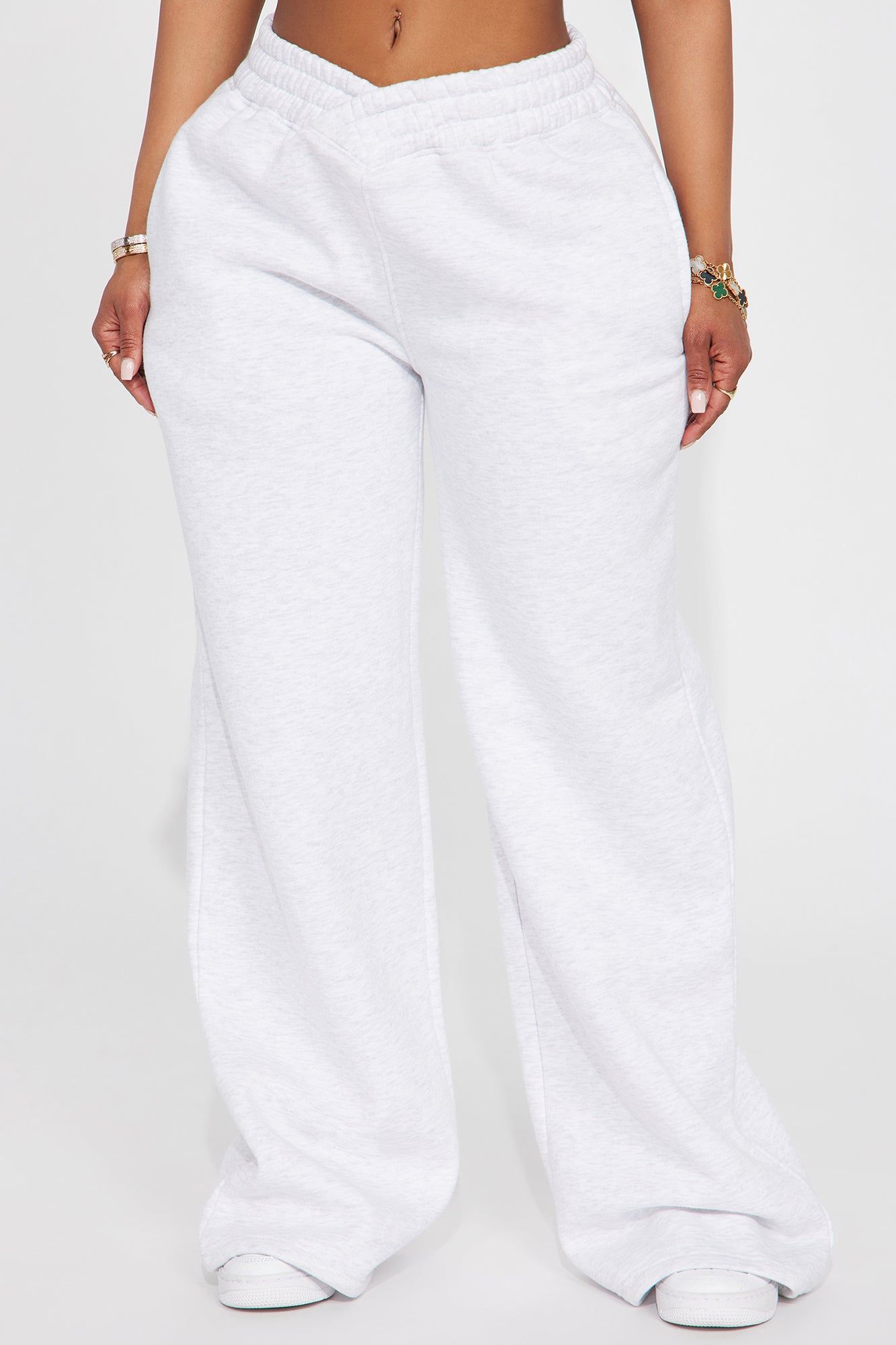 Days Off Fleece Sweatpants - Heather Grey sold by Fashion Nova product image thumbnail 2