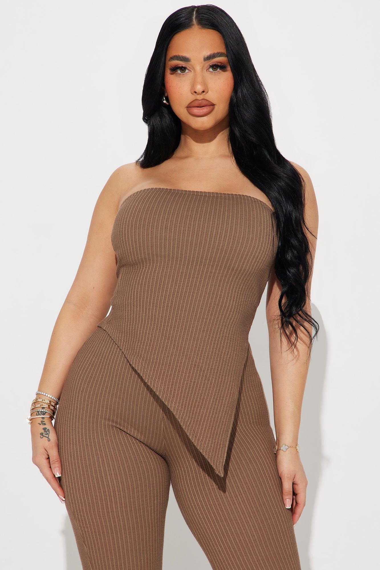 Sasha Textured Pant Set - Brown sold by Fashion Nova product image thumbnail 2