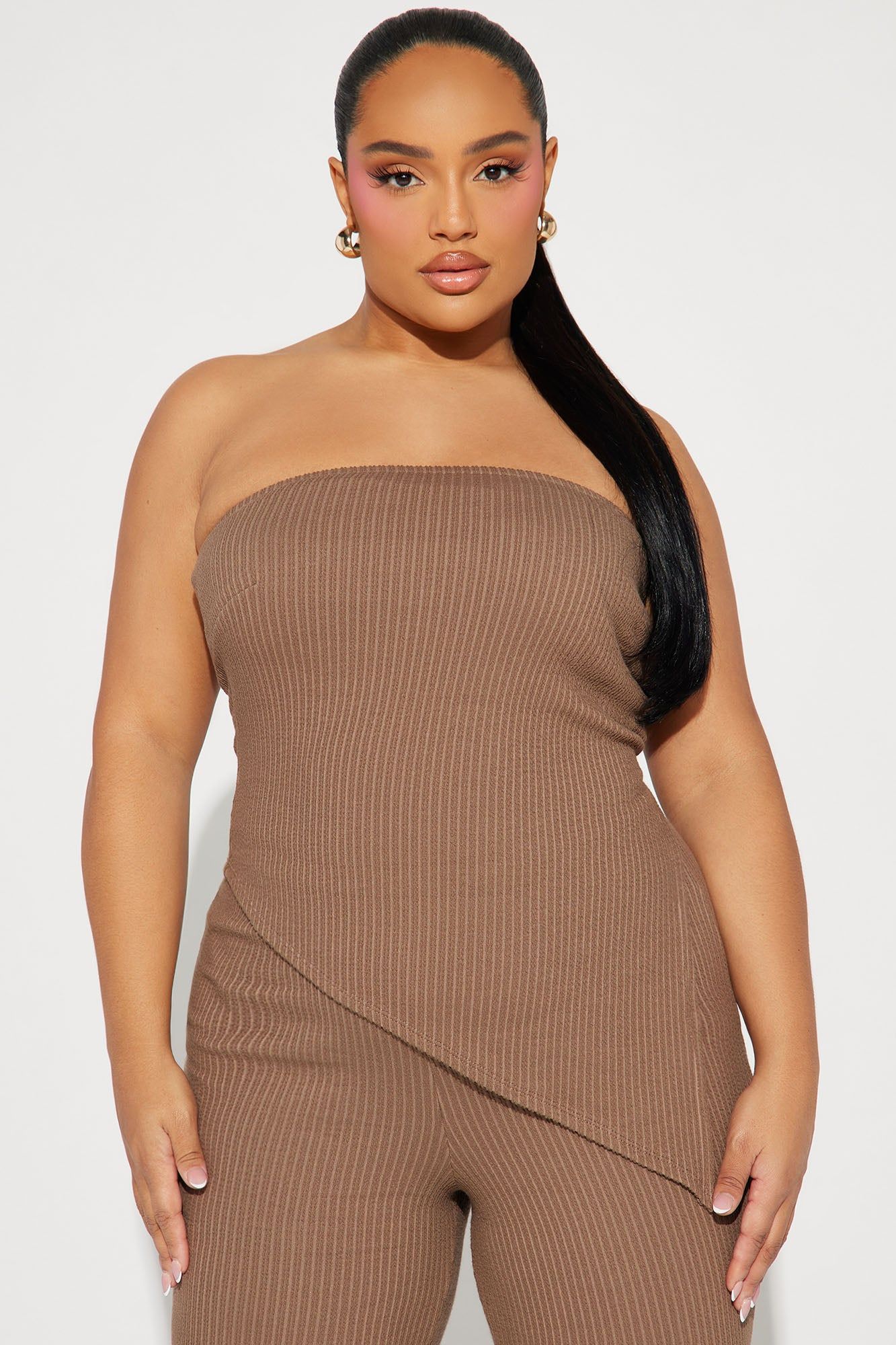 Sasha Textured Pant Set - Brown sold by Fashion Nova product image thumbnail 5