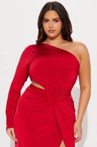 Lea Maxi Dress - Red sold by Fashion Nova