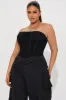 A Little Too Late Cargo Jumpsuit - Black sold by Fashion Nova