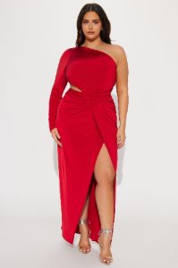 Lea Maxi Dress - Red sold by Fashion Nova