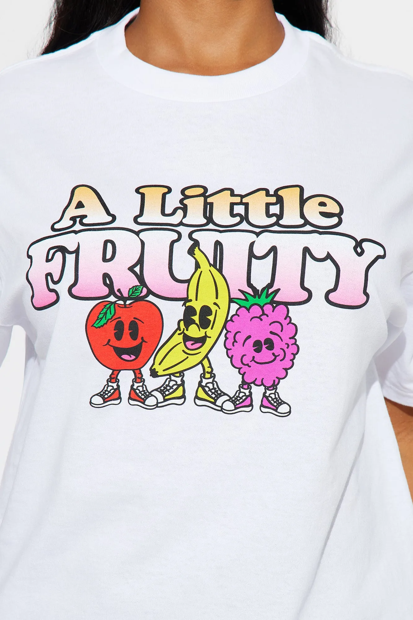 A Little Fruity Graphic Tee - White sold by Fashion Nova product image thumbnail 2
