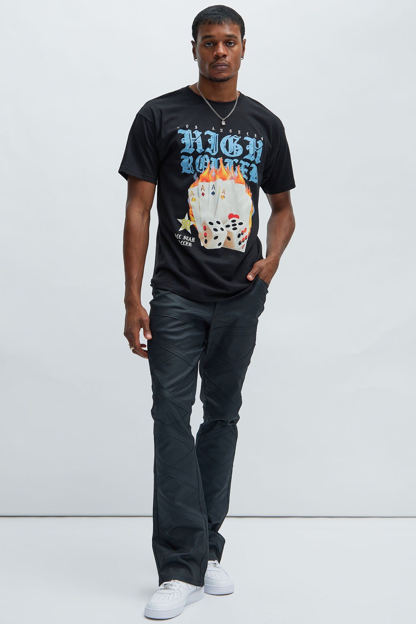 LA High Roller Short Sleeve Tee - Black sold by Fashion Nova product image thumbnail 2