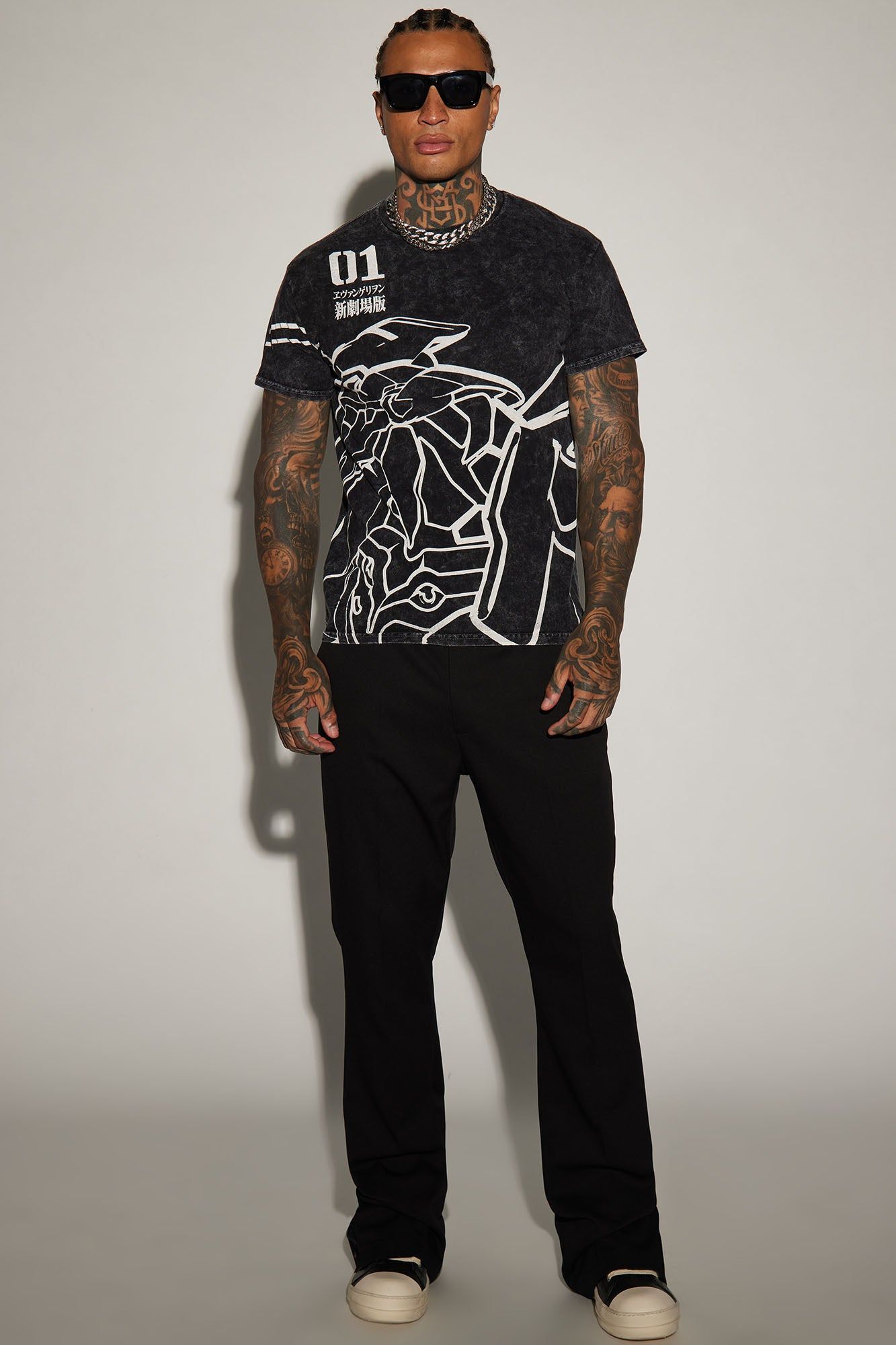 Neon Genesis Evangelion Short Sleeve Tee - Black sold by Fashion Nova product image thumbnail 2