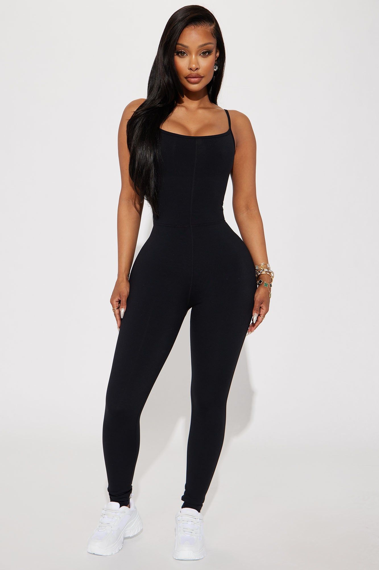 All About Wellness Active Jumpsuit - Black sold by Fashion Nova