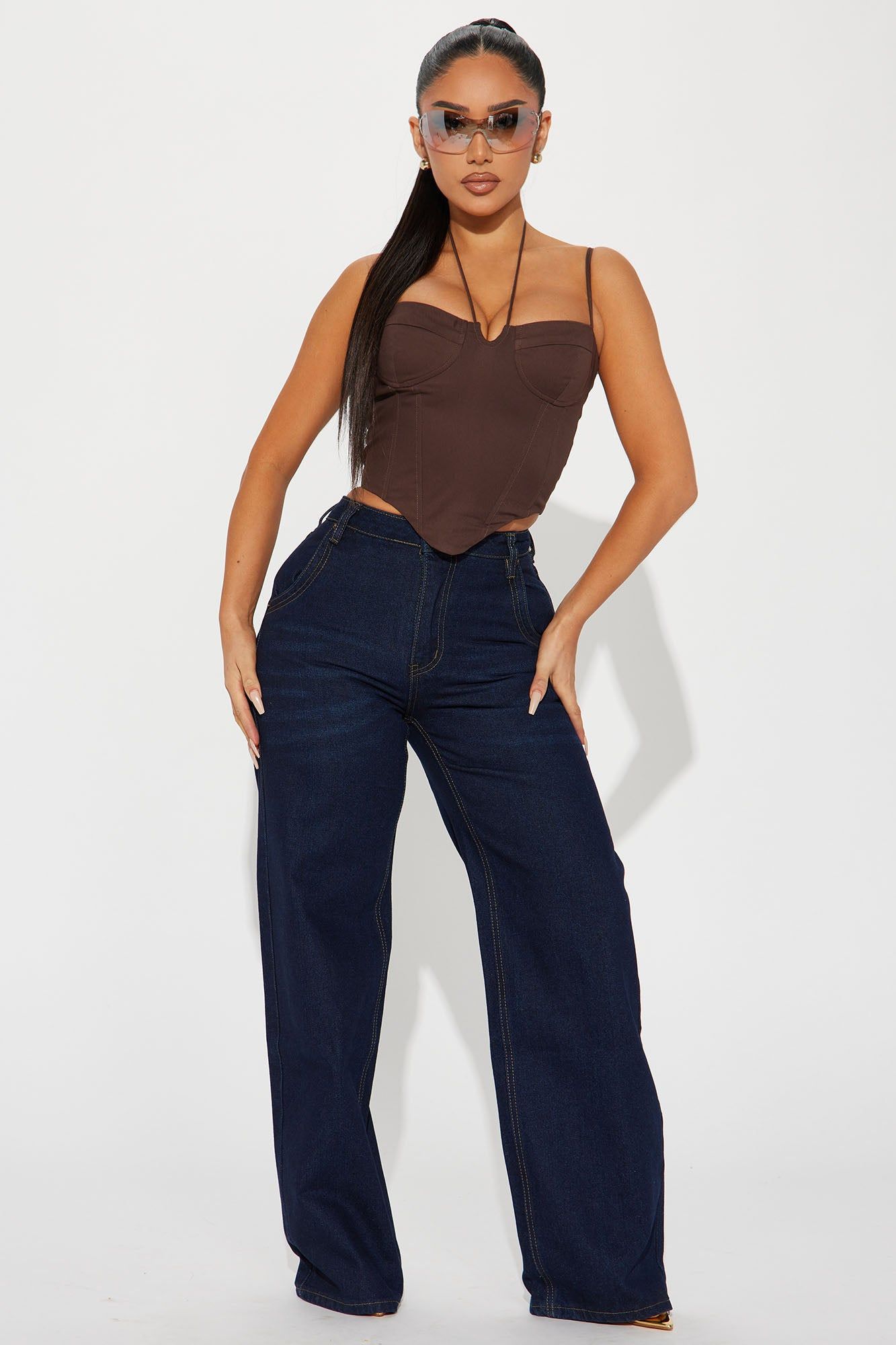 What's The Plan Corset Top - Chocolate sold by Fashion Nova product image thumbnail 2