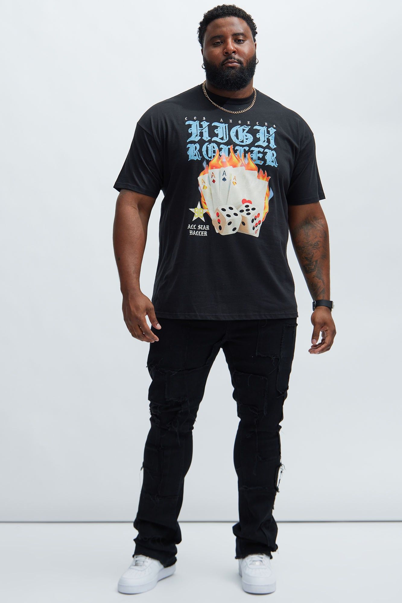 LA High Roller Short Sleeve Tee - Black sold by Fashion Nova product image thumbnail 5