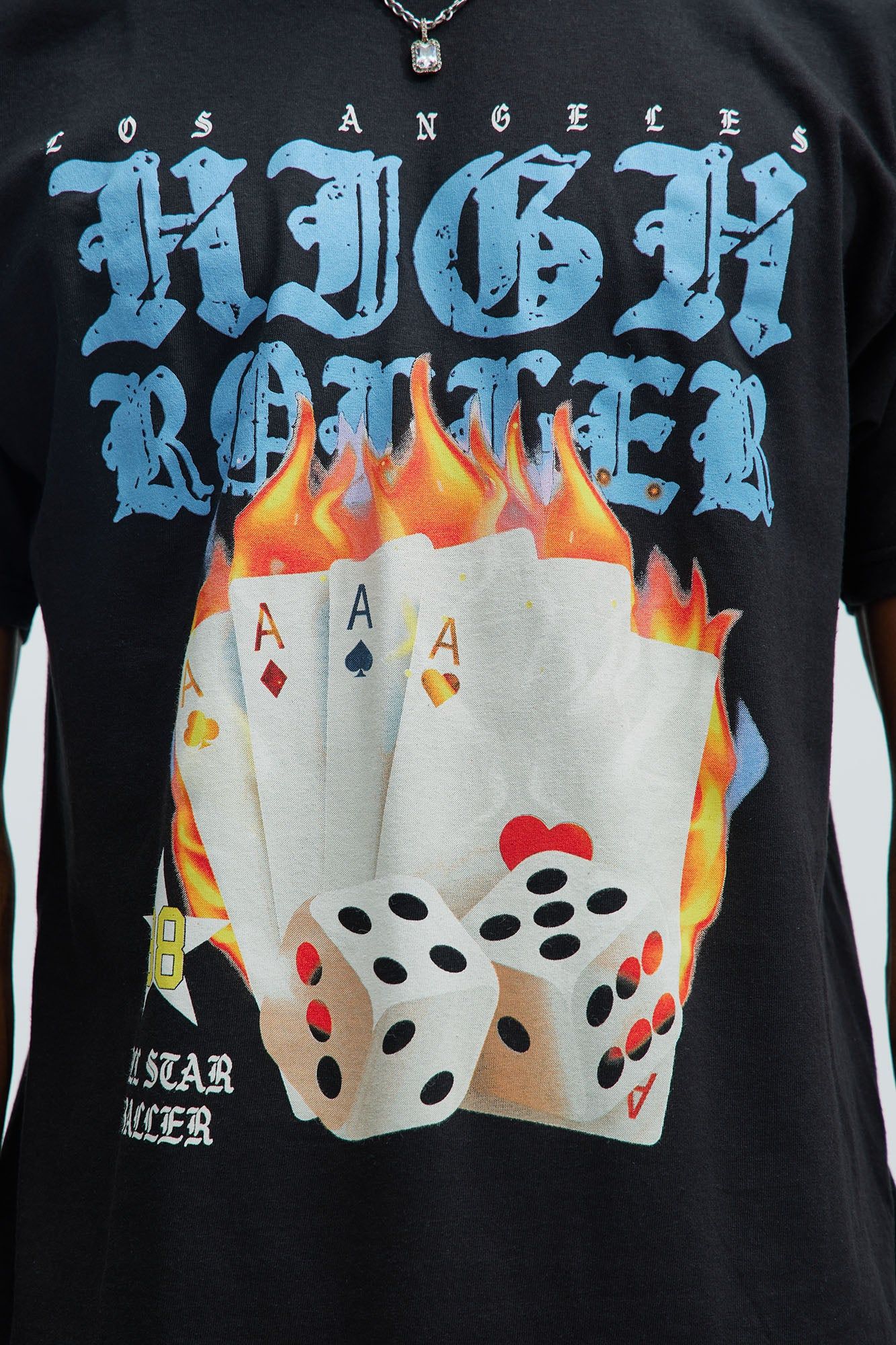 LA High Roller Short Sleeve Tee - Black sold by Fashion Nova product image thumbnail 3