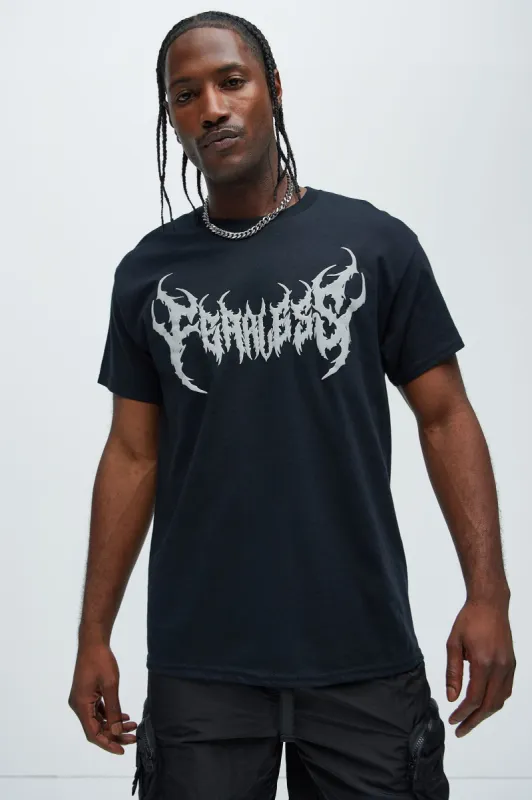 Fearless Redeemer Short Sleeve Tee - Black sold by Fashion Nova