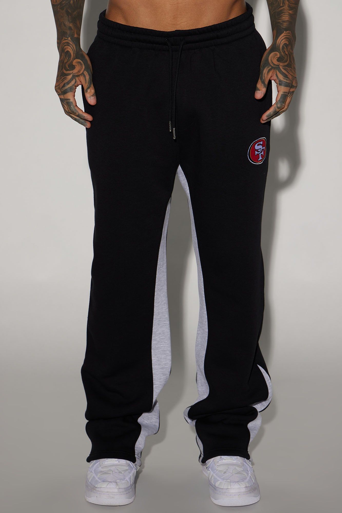 49ers Chill Time Sweatpant - Black sold by Fashion Nova product image thumbnail 3