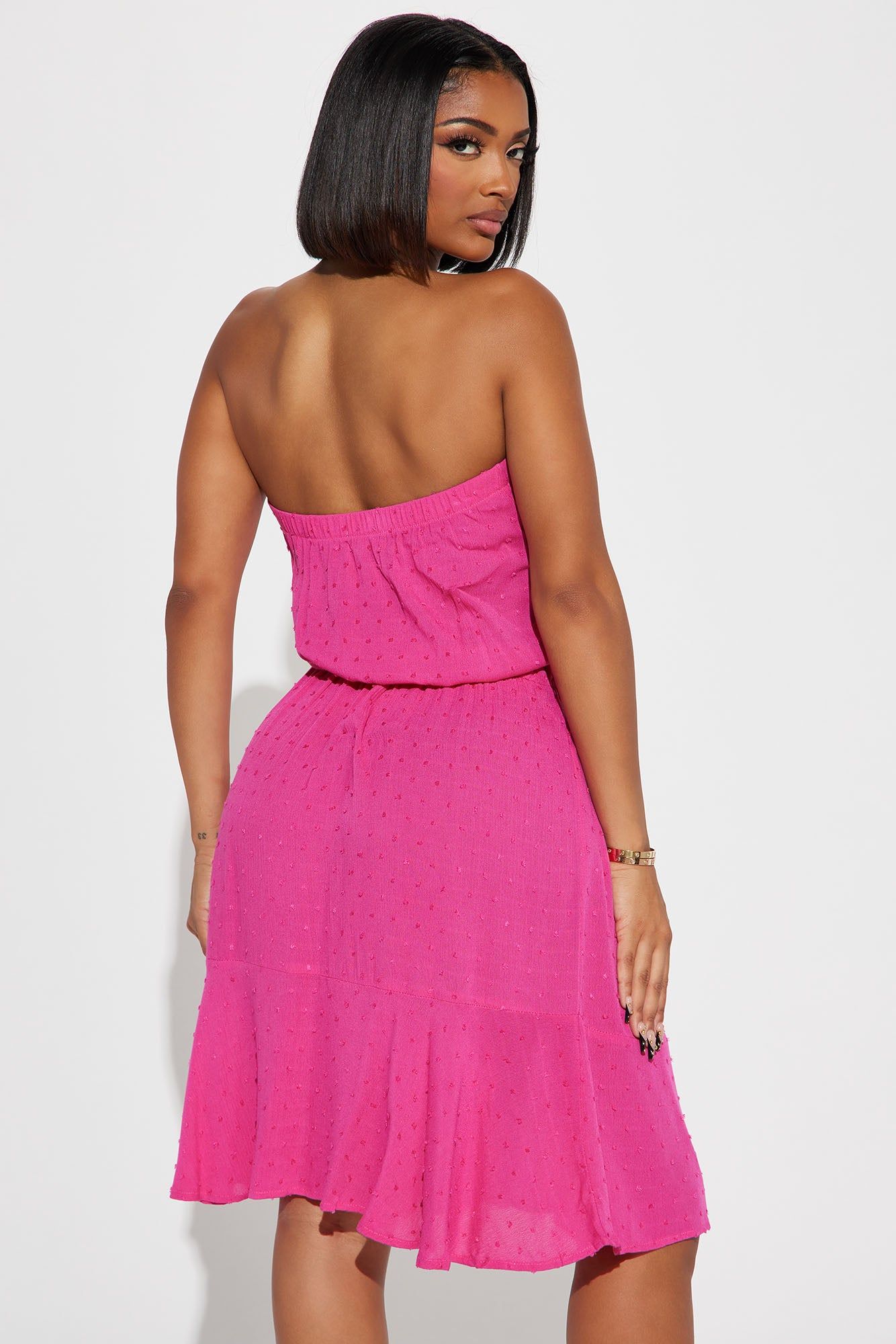Jessica Gauze Midi Dress - Pink sold by Fashion Nova product image thumbnail 3