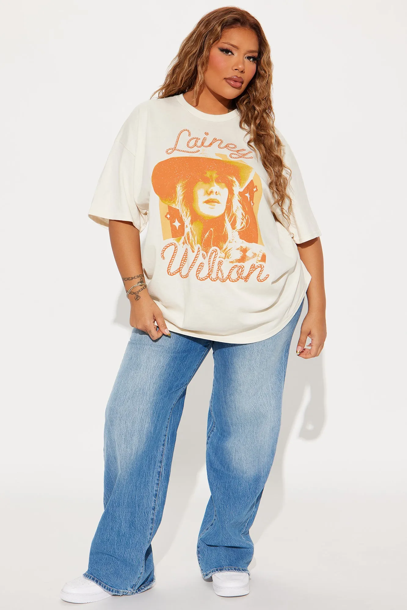Lainey Wilson Graphic Tee - Off White sold by Fashion Nova product image thumbnail 5