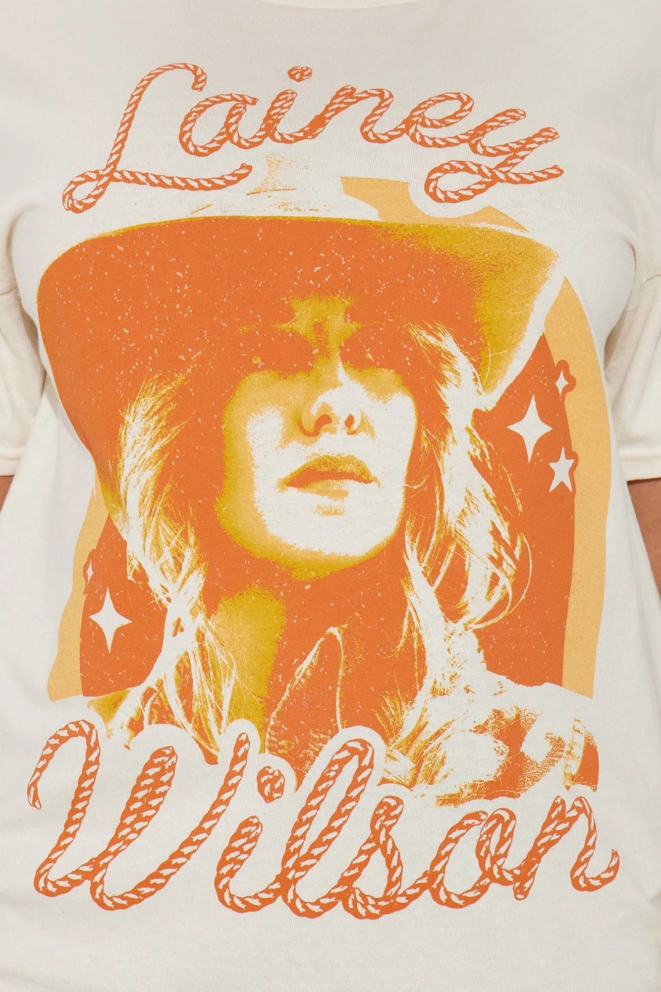 Lainey Wilson Graphic Tee - Off White sold by Fashion Nova product image thumbnail 3