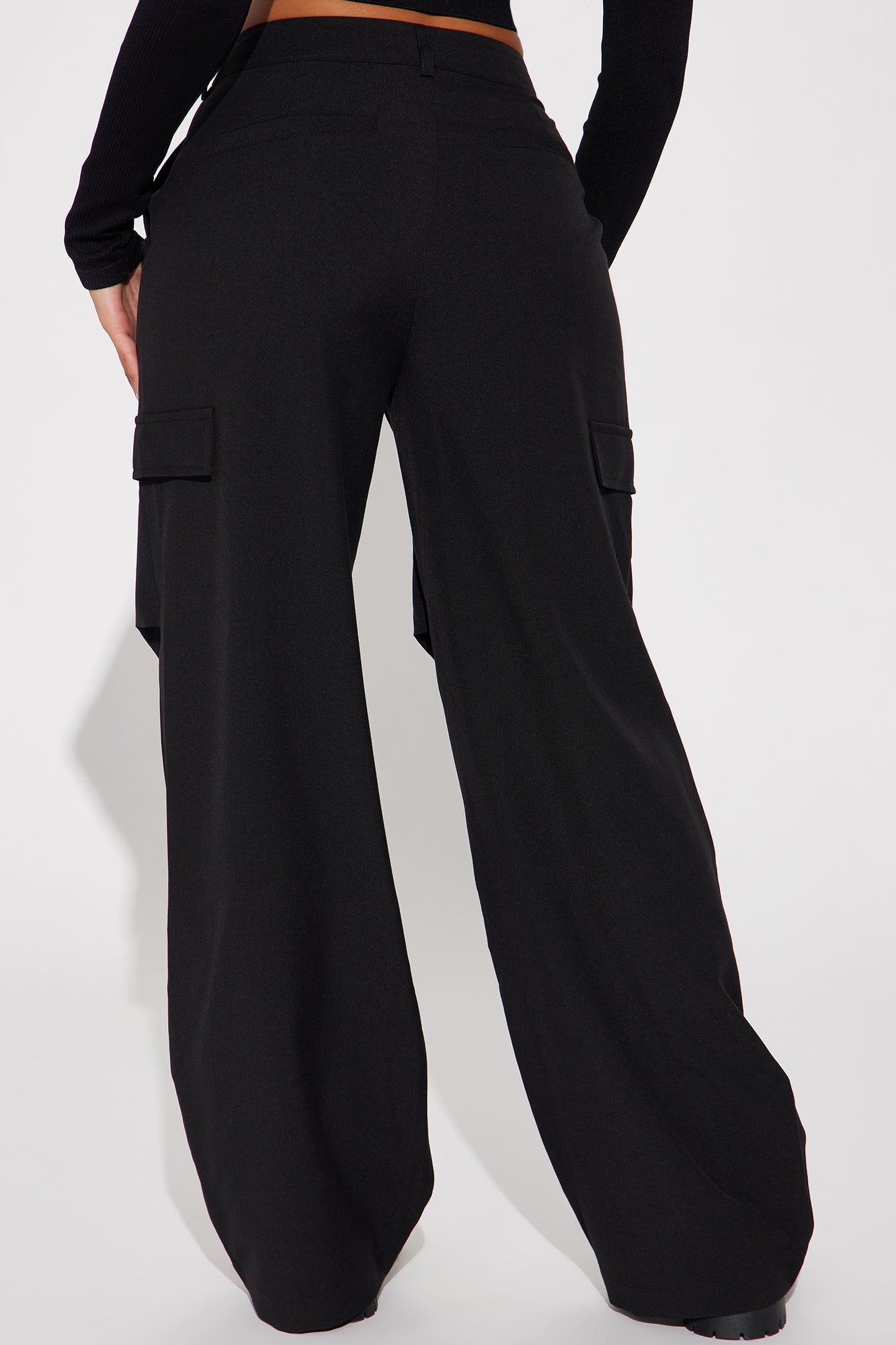 In The Mix Cargo Trouser - Black sold by Fashion Nova product image thumbnail 4