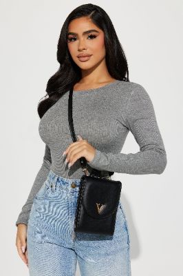 Welcome To My World Handbag - Black sold by Fashion Nova