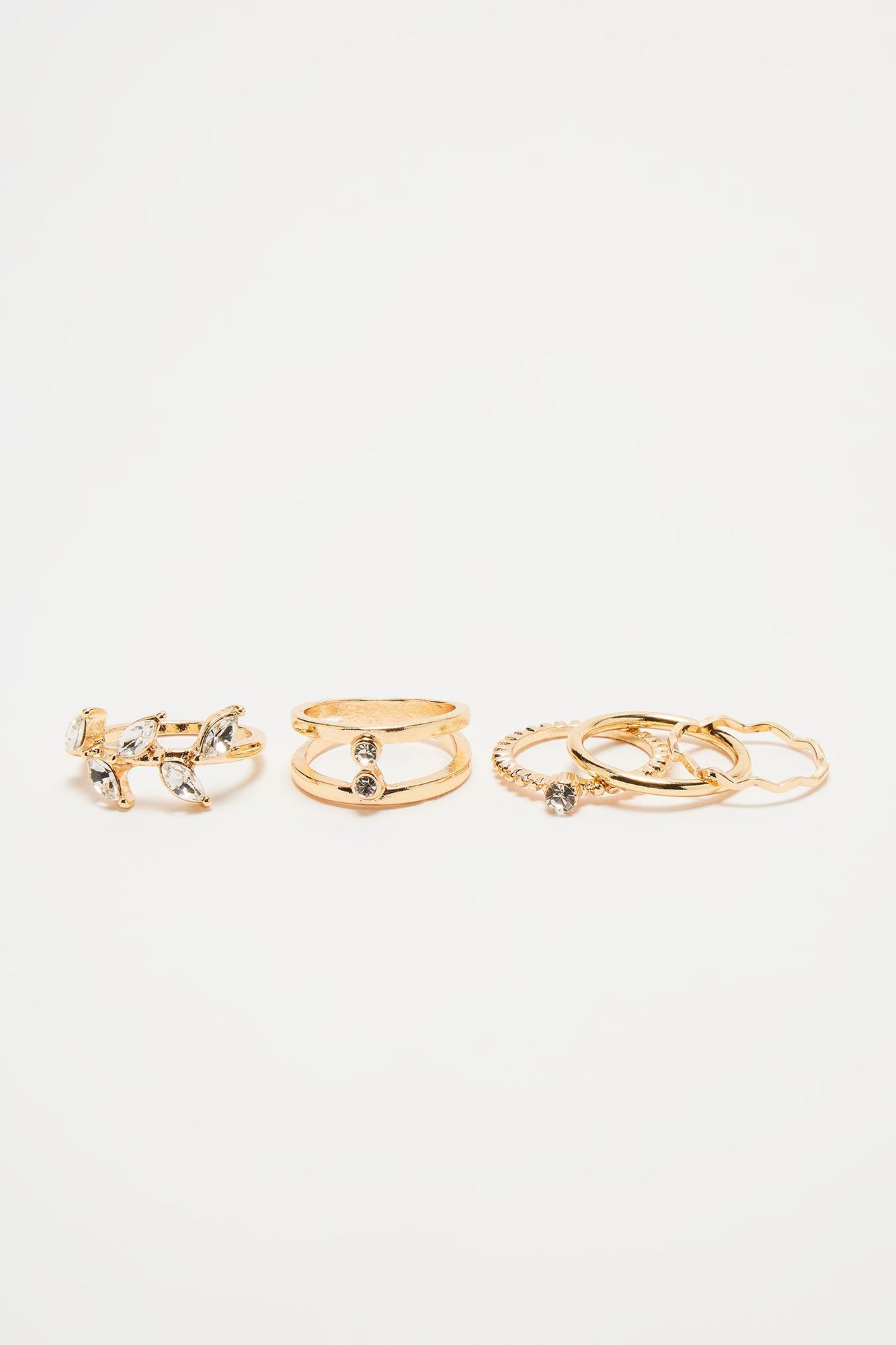 Sweet Essence Ring Set - Gold sold by Fashion Nova