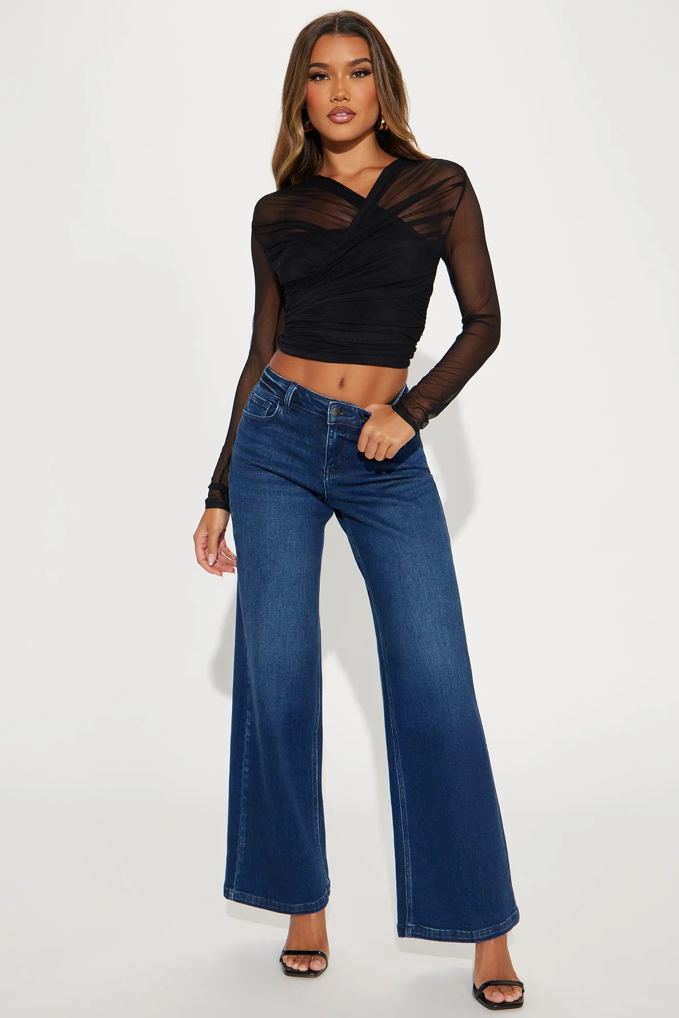 Expensive Taste Mesh Top - Black sold by Fashion Nova product image thumbnail 2