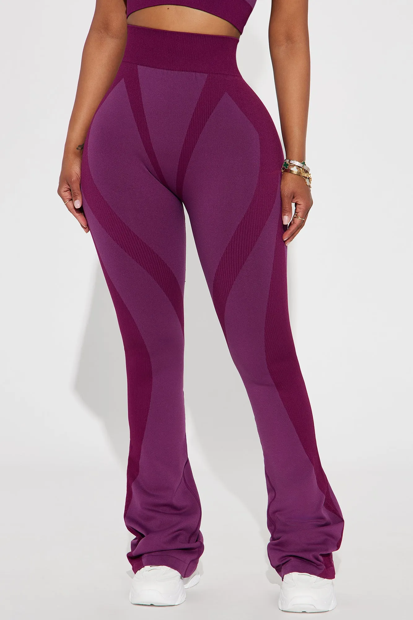 Studio Flex Active Yoga Pant - Plum sold by Fashion Nova