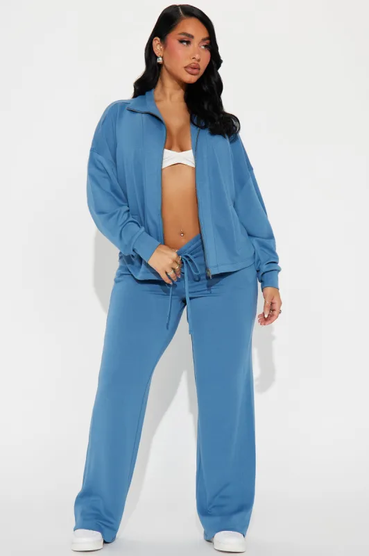 Tia Super Soft Pant Set - Blue sold by Fashion Nova