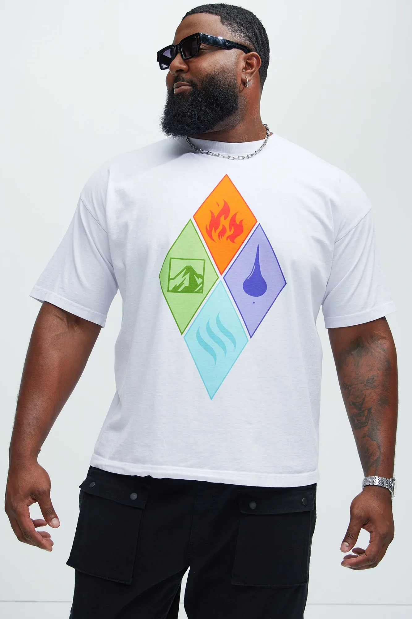 11:11 Tour Short Sleeve Tee - White sold by Fashion Nova product image thumbnail 5