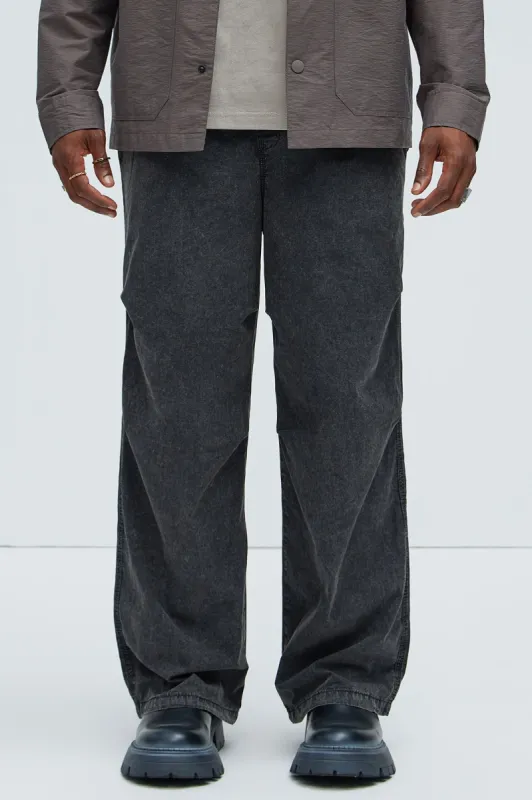 Tyreke Ewaist Baggy Pants - Black sold by Fashion Nova