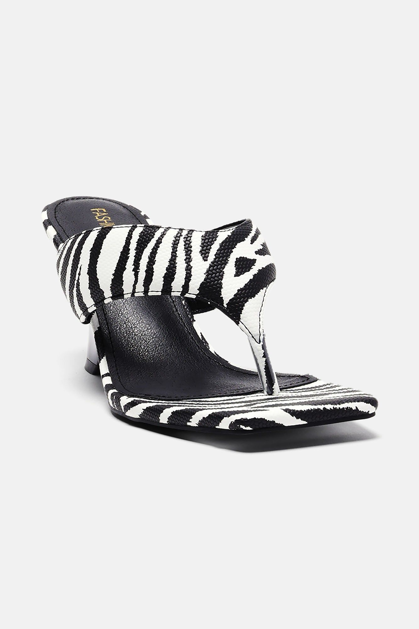 Let's Get Out Of Here Wedges - Black/White sold by Fashion Nova product image thumbnail 3