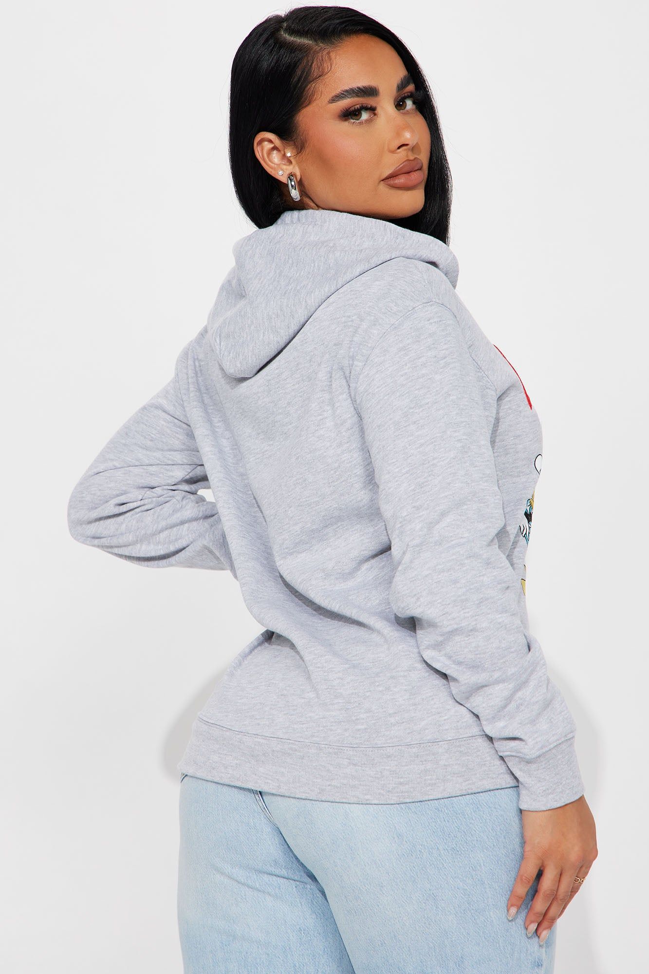 Mickey And The Gang Graphic Hoodie - Heather Grey sold by Fashion Nova product image thumbnail 4
