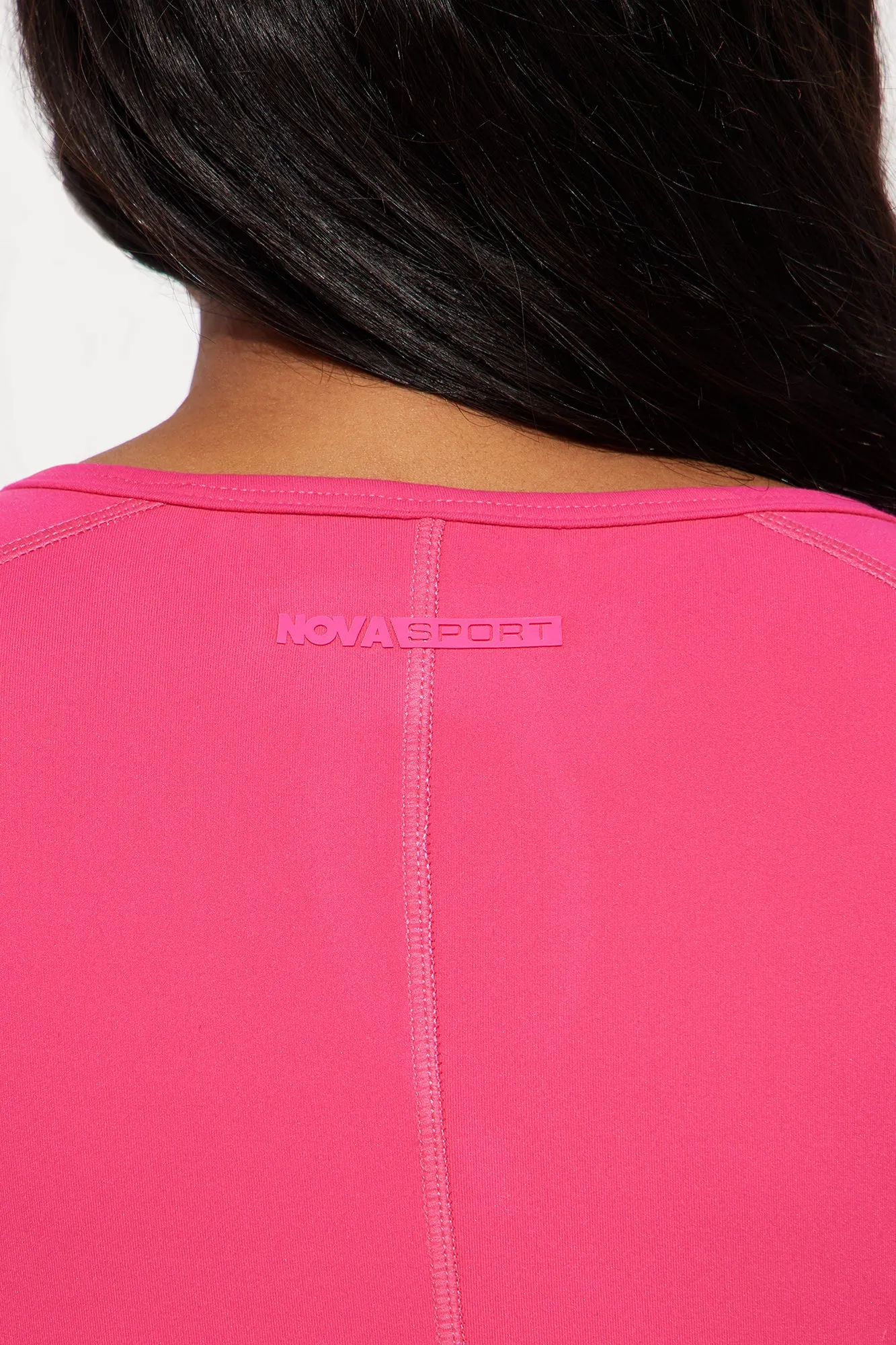 Deep Bend Super Soft Active Top - Fuchsia sold by Fashion Nova product image thumbnail 4