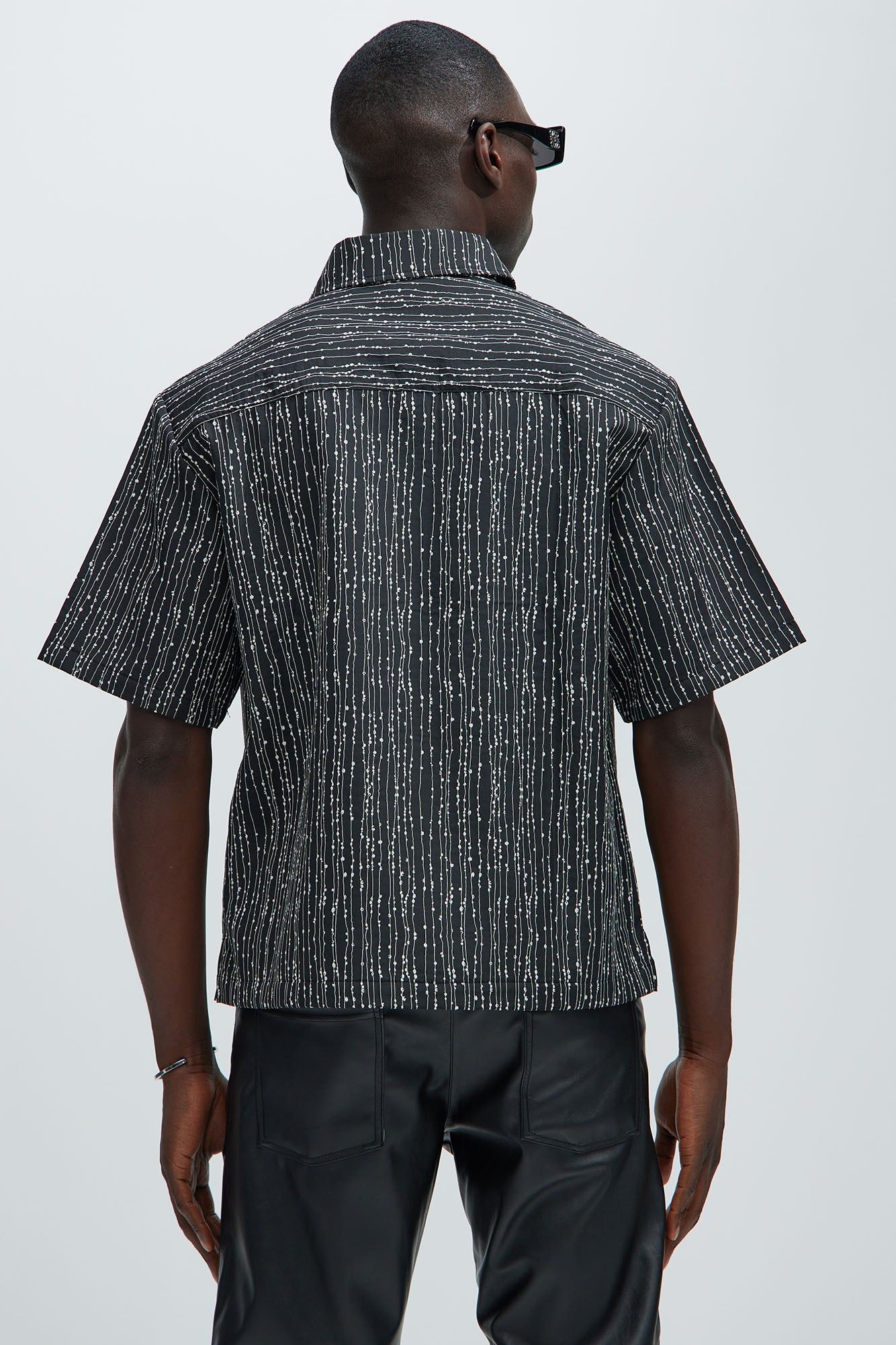 Dunlap Jacquard Shirt - Black sold by Fashion Nova product image thumbnail 3