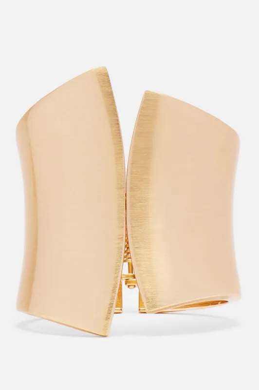 Dare To Be Bold Cuff Bracelet - Gold sold by Fashion Nova
