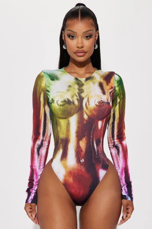 Transform You Mesh Bodysuit - Multi Color sold by Fashion Nova
