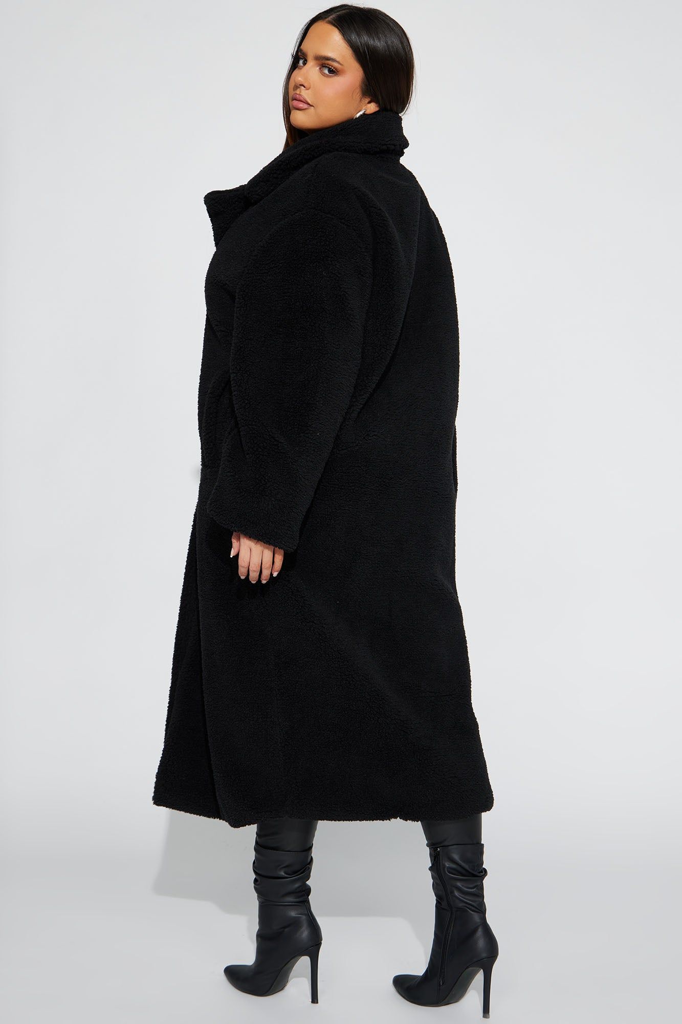 Out Of Sight Coat - Black sold by Fashion Nova product image thumbnail 4